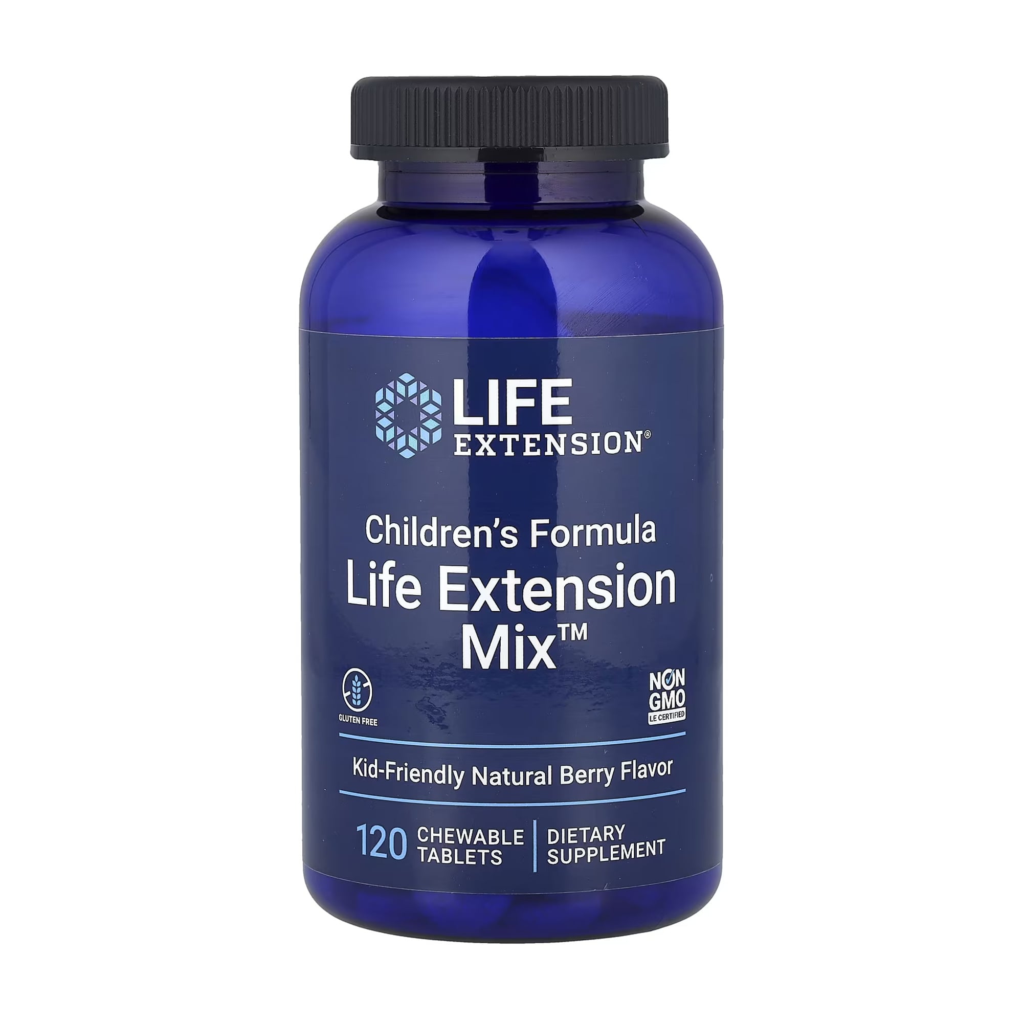 Дитячі мультивітаміни Life Extension Children's Formula Mix з ягідним смаком, 120 жувальних таблеток